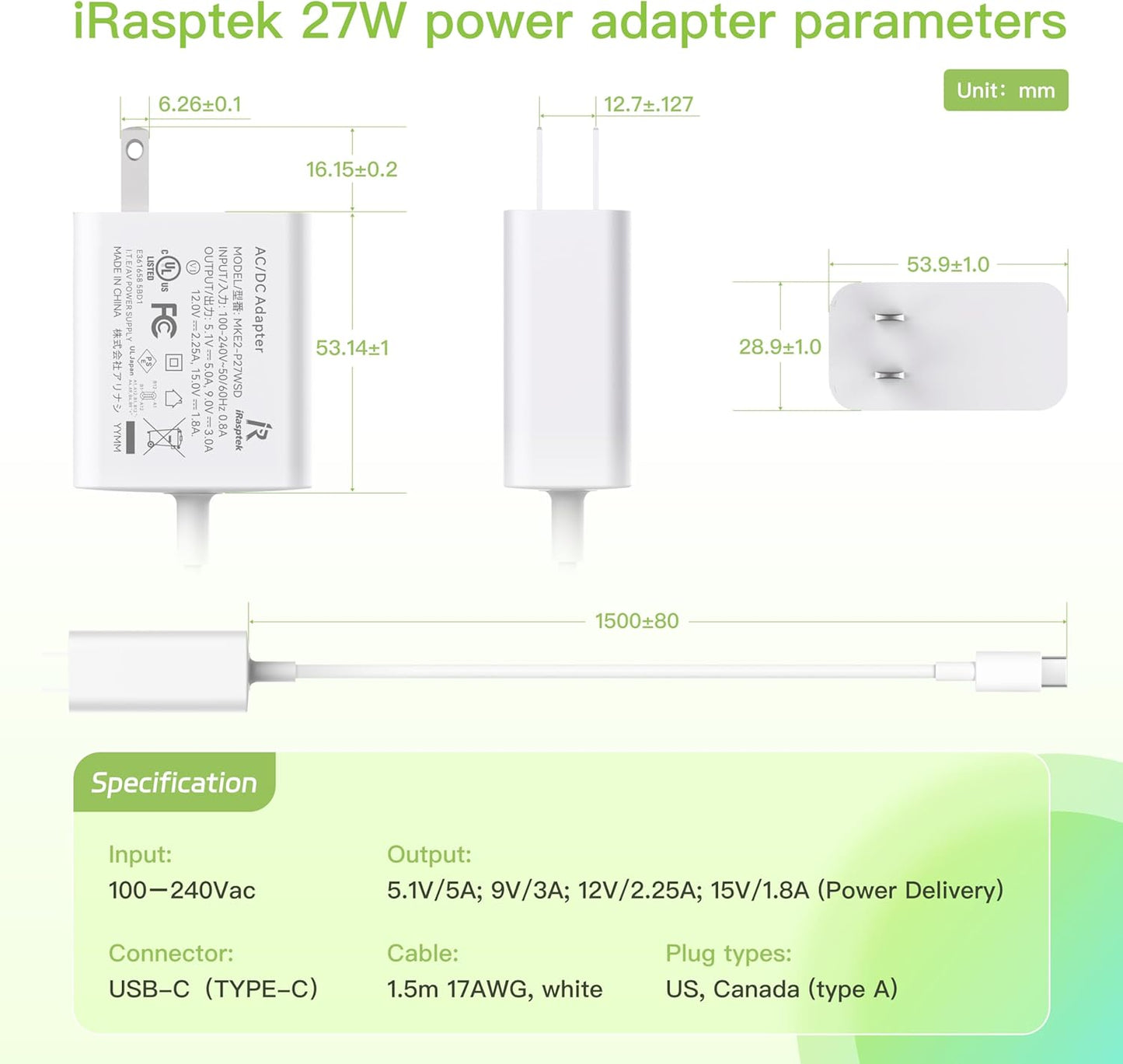 iRasptek Starter Kit for Raspberry Pi 5 8GB — 128GB Edition of OS-Bookworm Pre-Installed