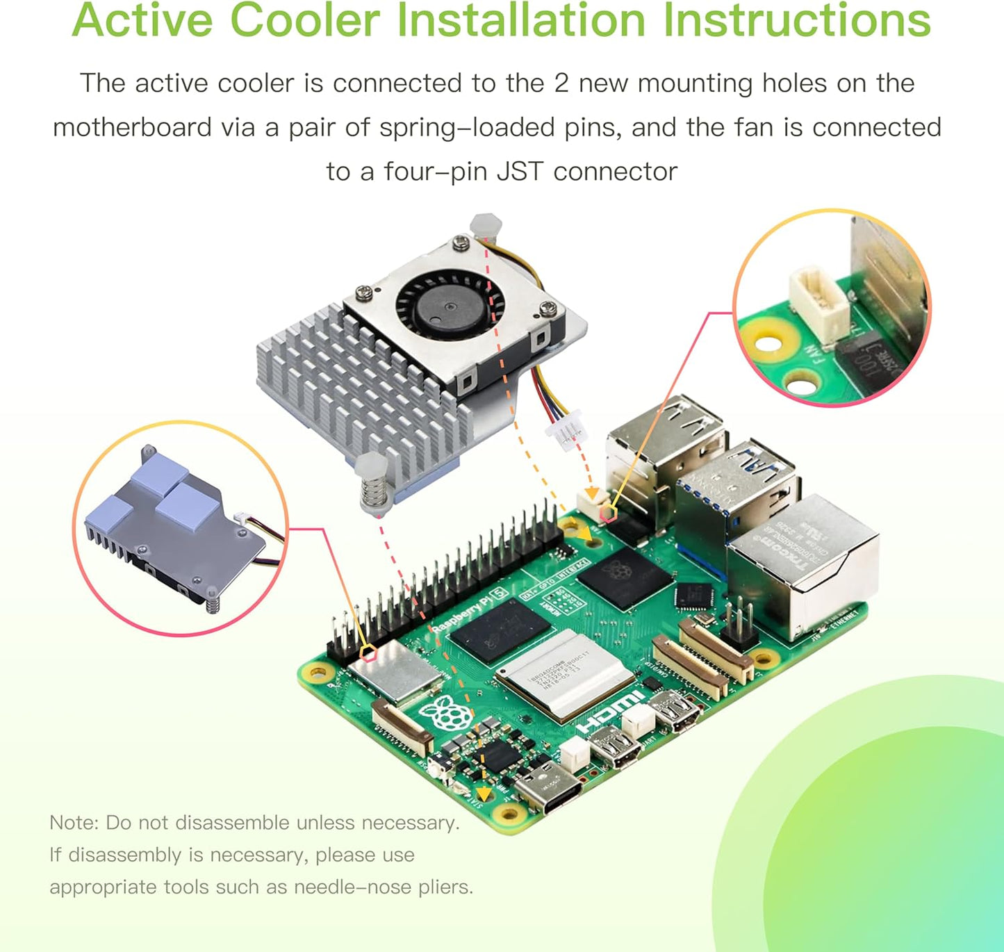 iRasptek Basic for Raspberry Pi 5 Single Board Computer 8GB RAM with Case and Active Cooler Included