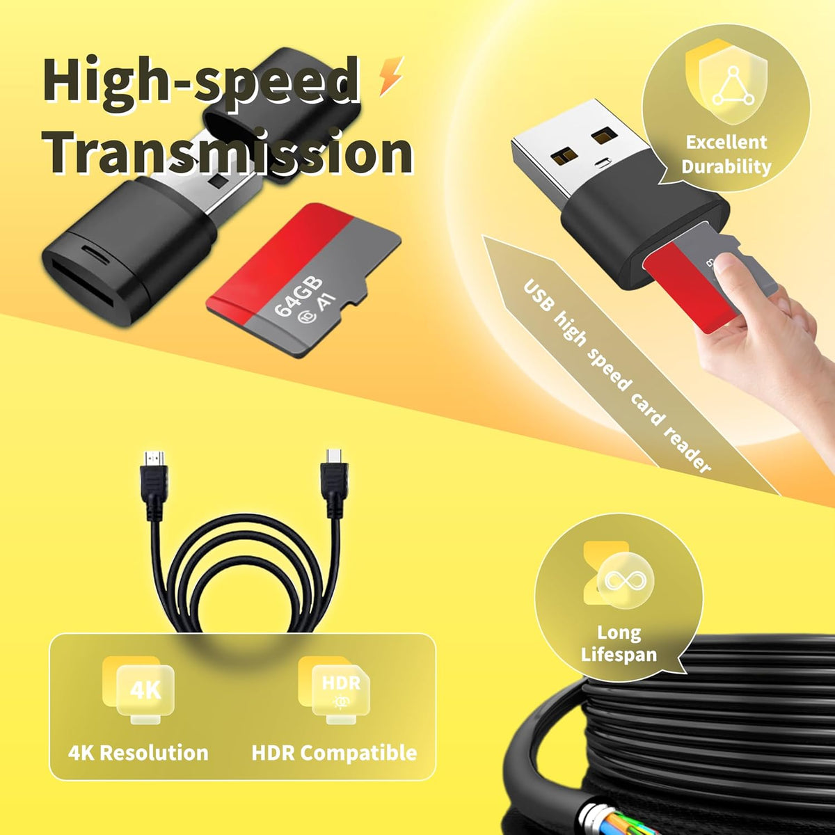 iRasptek Starter Kit for Raspberry Pi 4B 4GB RAM - 64GB SD Card Edition